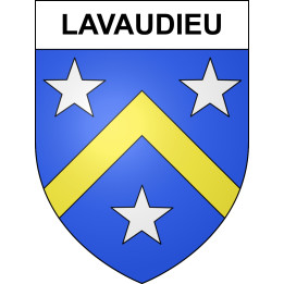 Lavaudieu 43 ville sticker blason écusson autocollant adhésif
