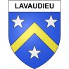 Lavaudieu 43 ville sticker blason écusson autocollant adhésif