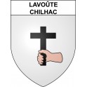 Stickers coat of arms Lavoûte-Chilhac adhesive sticker