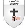 Stickers coat of arms Lavoûte-Chilhac adhesive sticker
