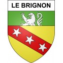Le Brignon 43 ville sticker blason écusson autocollant adhésif