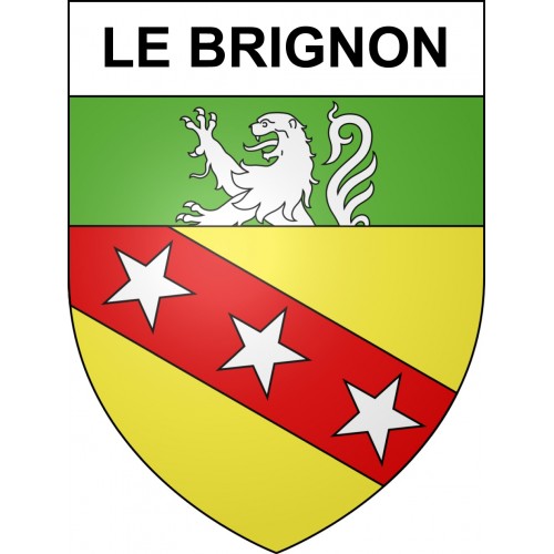 Le Brignon 43 ville sticker blason écusson autocollant adhésif