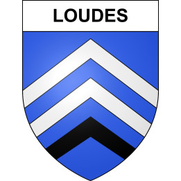 Stickers coat of arms Loudes adhesive sticker