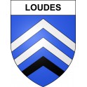 Loudes Sticker wappen, gelsenkirchen, augsburg, klebender aufkleber