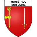 Adesivi stemma Monistrol-sur-Loire adesivo