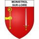 Monistrol-sur-Loire Sticker wappen, gelsenkirchen, augsburg, klebender aufkleber