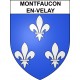 Montfaucon-en-Velay 43 ville sticker blason écusson autocollant adhésif