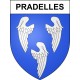 Pradelles Sticker wappen, gelsenkirchen, augsburg, klebender aufkleber