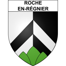 Stickers coat of arms Roche-en-Régnier adhesive sticker