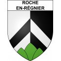 Roche-en-Régnier 43 ville sticker blason écusson autocollant adhésif