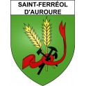 Stickers coat of arms Saint-Ferréol-d'Auroure adhesive sticker