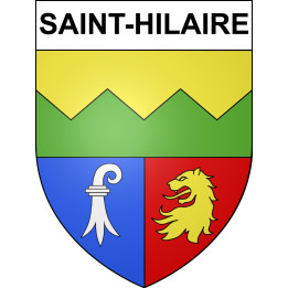 Stickers coat of arms Saint-Hilaire adhesive sticker