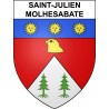 Saint-Julien-Molhesabate Sticker wappen, gelsenkirchen, augsburg, klebender aufkleber