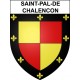Stickers coat of arms Saint-Pal-de-Chalencon adhesive sticker