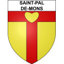 Stickers coat of arms Saint-Pal-de-Mons adhesive sticker