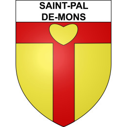 Saint-Pal-de-Mons 43 ville sticker blason écusson autocollant adhésif
