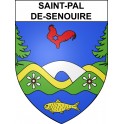 Saint-Pal-de-Senouire 43 ville sticker blason écusson autocollant adhésif