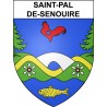Pegatinas escudo de armas de Saint-Pal-de-Senouire adhesivo de la etiqueta engomada