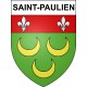 Stickers coat of arms Saint-Paulien adhesive sticker