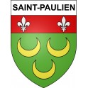 Saint-Paulien 43 ville sticker blason écusson autocollant adhésif