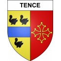 Stickers coat of arms Tence adhesive sticker