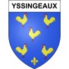 Stickers coat of arms Yssingeaux adhesive sticker