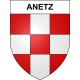 Pegatinas escudo de armas de Anetz adhesivo de la etiqueta engomada