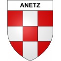 Anetz 44 ville sticker blason écusson autocollant adhésif