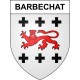 Pegatinas escudo de armas de Barbechat adhesivo de la etiqueta engomada
