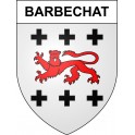 Stickers coat of arms Barbechat adhesive sticker
