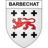 Adesivi stemma Barbechat adesivo