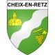 Cheix-en-Retz 44 ville sticker blason écusson autocollant adhésif