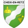 Cheix-en-Retz 44 ville sticker blason écusson autocollant adhésif