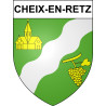 Cheix-en-Retz Sticker wappen, gelsenkirchen, augsburg, klebender aufkleber