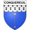 Conquereuil Sticker wappen, gelsenkirchen, augsburg, klebender aufkleber