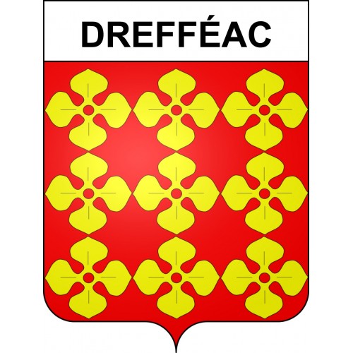 Adesivi stemma Drefféac adesivo