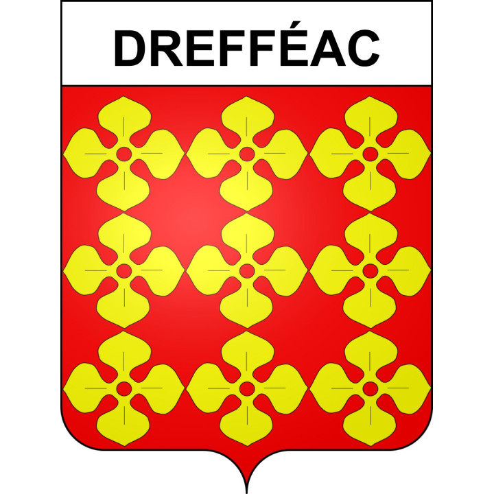 Drefféac Sticker wappen, gelsenkirchen, augsburg, klebender aufkleber