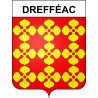Drefféac 44 ville sticker blason écusson autocollant adhésif