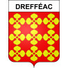 Stickers coat of arms Drefféac adhesive sticker