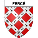 Fercé 44 ville sticker blason écusson autocollant adhésif