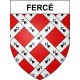 Pegatinas escudo de armas de Fercé adhesivo de la etiqueta engomada