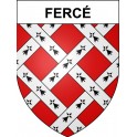 Fercé 44 ville sticker blason écusson autocollant adhésif