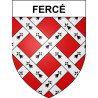 Fercé 44 ville sticker blason écusson autocollant adhésif