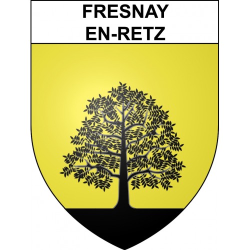 Fresnay-en-Retz 44 ville sticker blason écusson autocollant adhésif