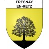 Fresnay-en-Retz Sticker wappen, gelsenkirchen, augsburg, klebender aufkleber