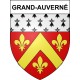 Pegatinas escudo de armas de Grand-Auverné adhesivo de la etiqueta engomada