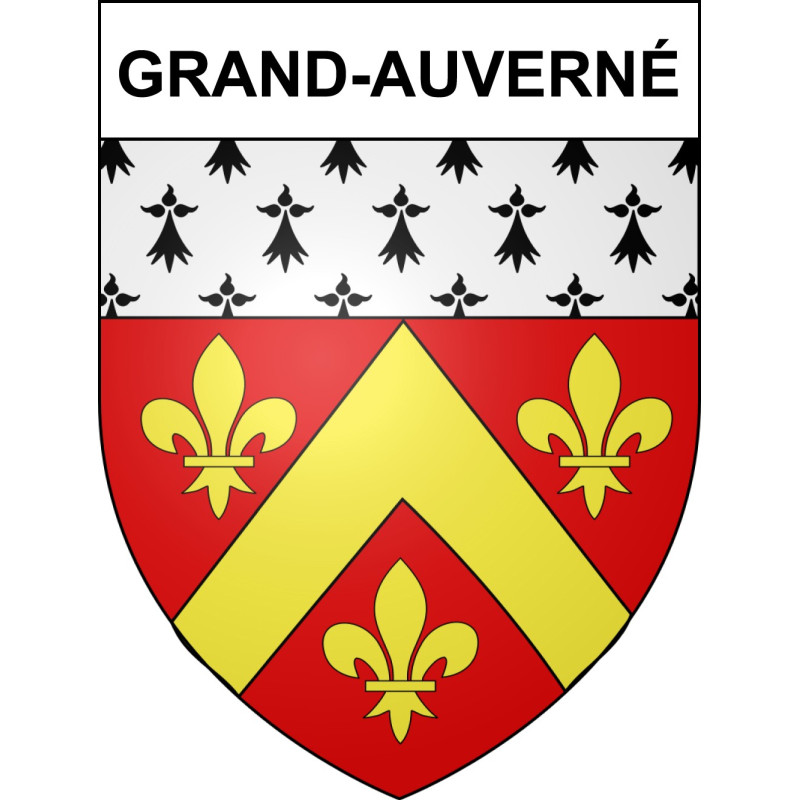 Adesivi stemma Grand-Auverné adesivo