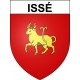 Pegatinas escudo de armas de Issé adhesivo de la etiqueta engomada