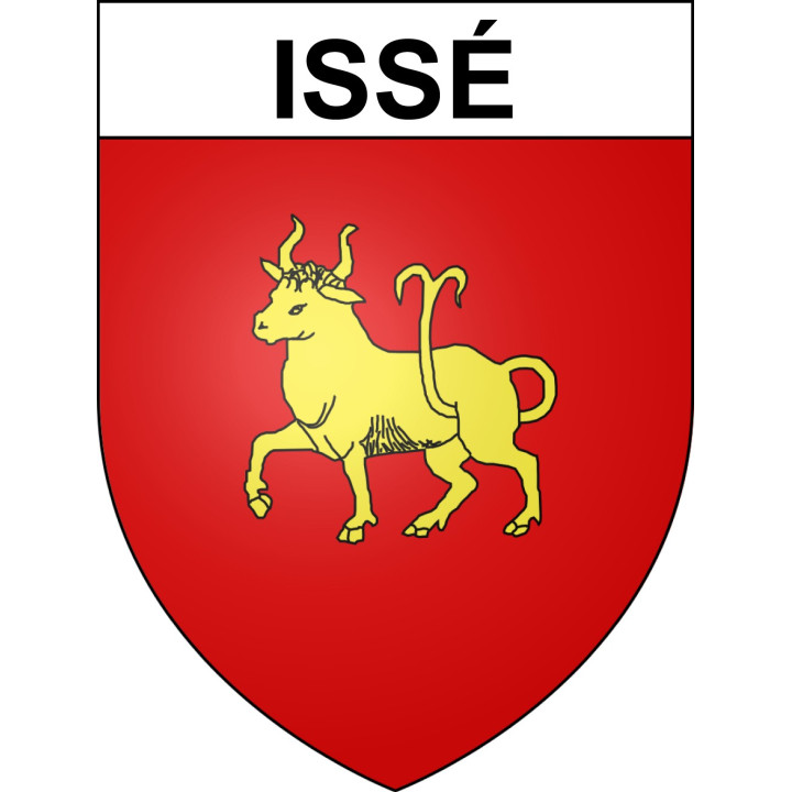 Issé Sticker wappen, gelsenkirchen, augsburg, klebender aufkleber