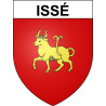 Issé 44 ville sticker blason écusson autocollant adhésif